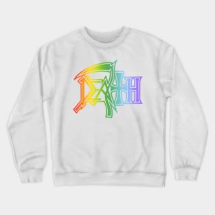 Death logo in baby colors Crewneck Sweatshirt